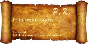 Pilinszki Kevin névjegykártya